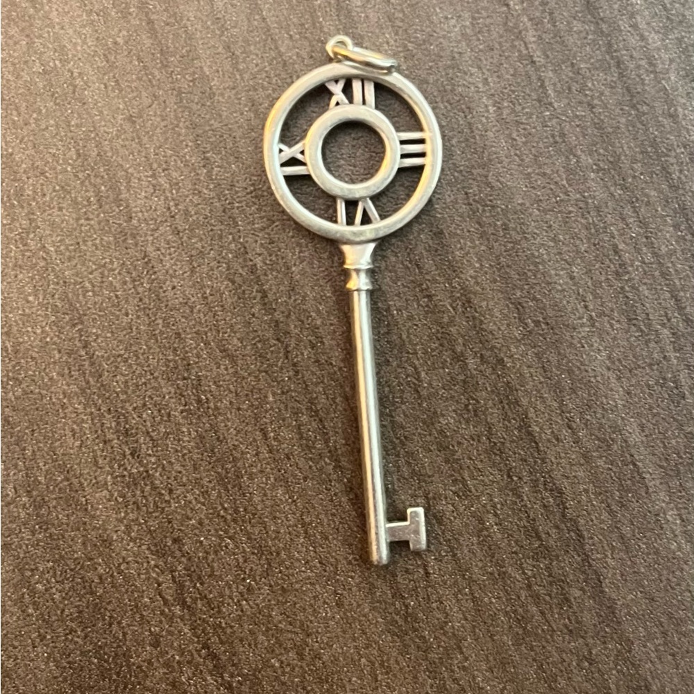 Tiffany & Co. Sterling Silver Atlas Key Pendant